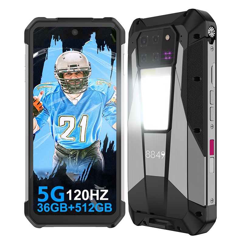 【Night vision thermal imaging】 Tank 3 Pro mobile phone, 6.79-inch display, 100-inch projection, satellite phone, built-in 23800mAh battery (30 days of battery life), flashlight 2000 lumens, 36GB RAM, 512GB ROM + 2TB ROM, built-in dual-frequency GPS, 120Hz refresh, 120W fast charging.